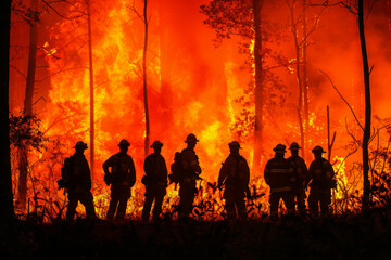 Fototapeta premium firefighters