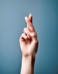 Crossing fingers as a symbol of hope and good fortune is a concept rooted in superstition.