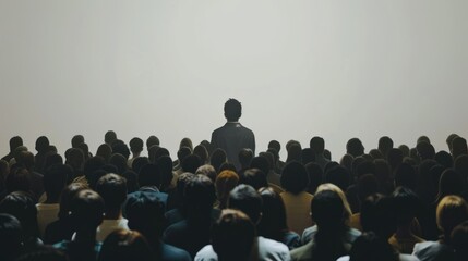 Obraz premium Distinctive personality captured in a crowd photo