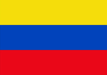 Fototapeta premium Fondo de bandera de Venezuela de barras amarillo, azul y rojo