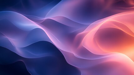 Obraz premium Abstract Purple and Pink Wavy Background