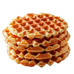 Stack of Golden Waffles.