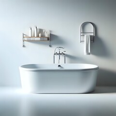 Fototapeta premium modern bathtub