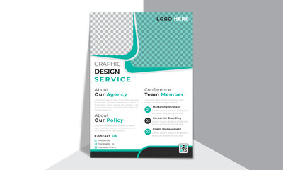Brochure design, cover modern layout, annual report, poster, flyer in A4