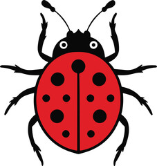 Ladybug vector image