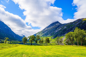 Obraz premium Mountains in central Norway.