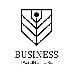 Simple minimalist logo design for business