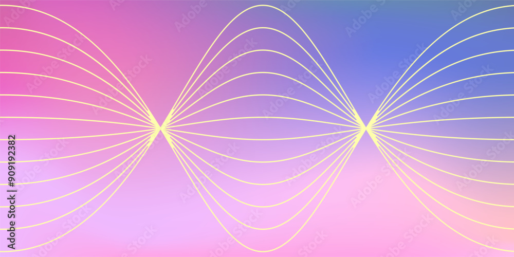 Poster light colored blue pink color gradient background, texture blur abstract background with geometric s