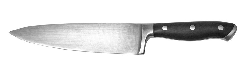 One knife with black handle
