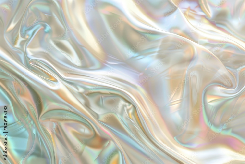 Aufkleber A close-up view of a shiny surface with reflections and texture