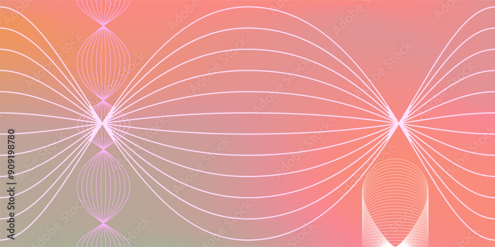 Poster light colored blue pink color gradient background, texture blur abstract background with geometric s