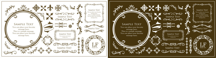 アンティークフレームセット