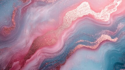 Naklejka premium Abstract marble texture in pastel soft color with glitter sparkles with shimmering glitter details. Marble stone flat top view backgrounds