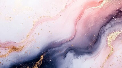 Obraz premium Abstract marble texture in pastel soft color with glitter sparkles with shimmering glitter details. Marble stone flat top view backgrounds