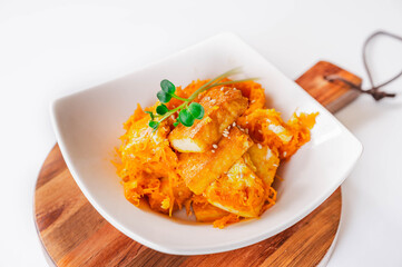 厚揚げ入りにんじんしりしり