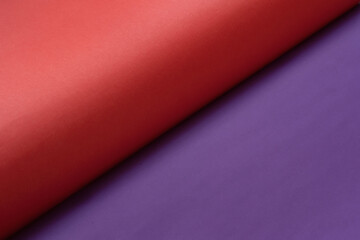 Colored curved paper. Abstract geometric background Empty sheets of  paper