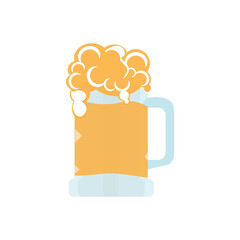 Beer mug and glass vector for International Beer Day, World Beer Day, National Beer Day and Beer Day. 