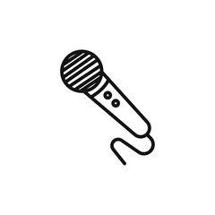 microphone icon isolated on white background