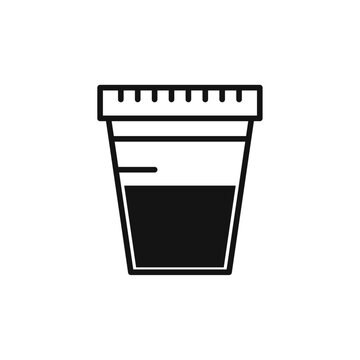 recommend clip art: urine icon isolated on white background
