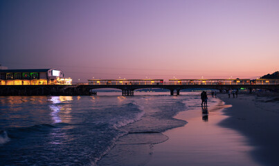 Fototapeta premium sunset at the pier