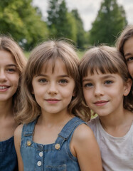 Fototapeta premium portrait of a family