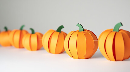 Fototapeta premium pumpkin garland for Halloween