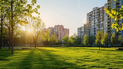 A Tranquil Oasis: Modern Living in the Heart of the Suburbs. AI generated