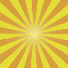 Yellow light Sunburst abstract texture Background