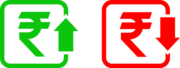 Low total cost icon vector image. Thin Outline Vector illustration isolated on background.