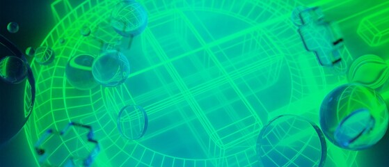 3d illustration rendering of gamer technology futuristic cyberpunk sci-fi display podium, gaming scifi stage pedestal abstract  background