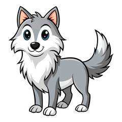 Obraz premium Puppy dog vector illustration 