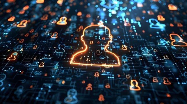 Futuristic Digital Identity and Access Management Concept