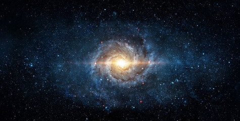 Space scene with stars in the galaxy. Elements of this image furnished by NASA.