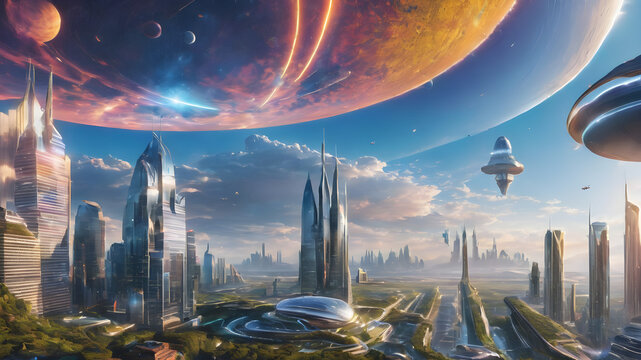Vision of the future in a Wallpaper