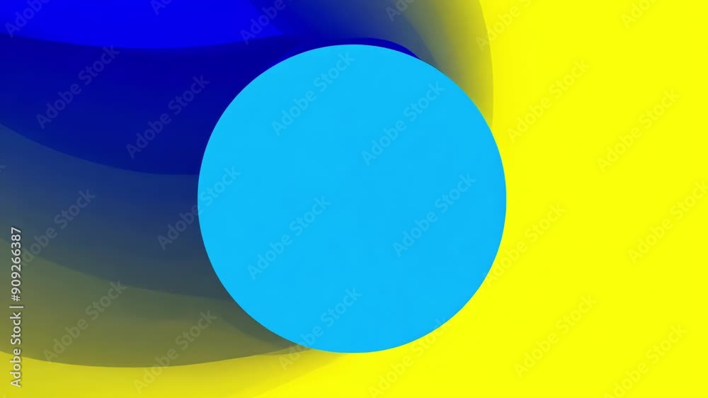 Poster dive into a mesmerizing display of bold colors as abstract shapes intertwine, creating a captivating
