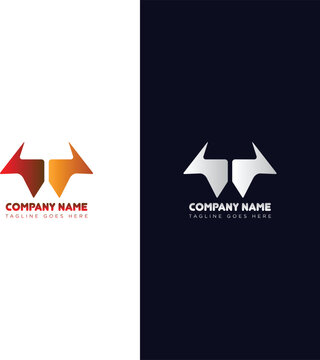 Cow Logo. Premium Cow Farm product logo design vector