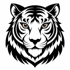 tiger head vector