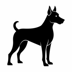 Beautiful dog vector illustration 
