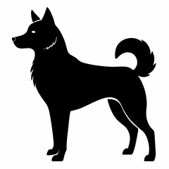 Beautiful dog vector illustration 