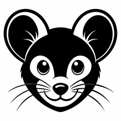 Mouse head vector illustration 