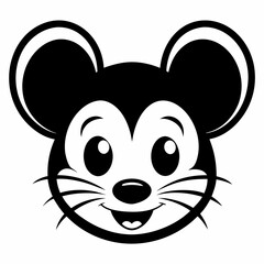 Mouse head vector illustration 