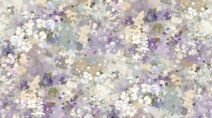  A beautiful background of purple and cream, adorned with pretty flowers