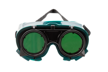welding goggles, safety glasses, construction concepts, insulated, with path cutting