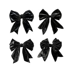 Red and gold bows and ties in a festive pattern, perfect for Christmas, birthdays, and celebrations