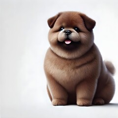 Obraz premium The puppy is sitting