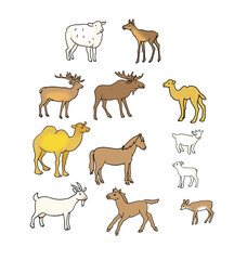 set of animals