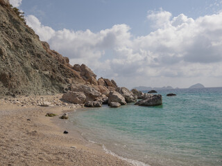 Fototapeta premium Rock beach on island