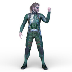 サイバーマン　3DCGレンダリング