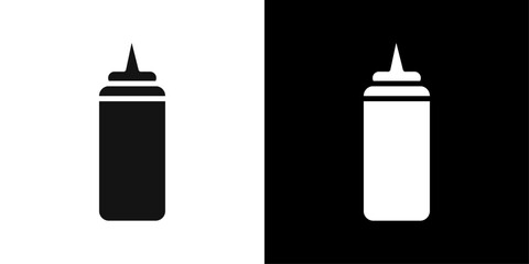 Sauce icon flat line symbol set.