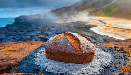 Tasty Rúgbrauð: Icelandic Dark Rye Bread Baked in Geothermal Heat for Unique Flavor